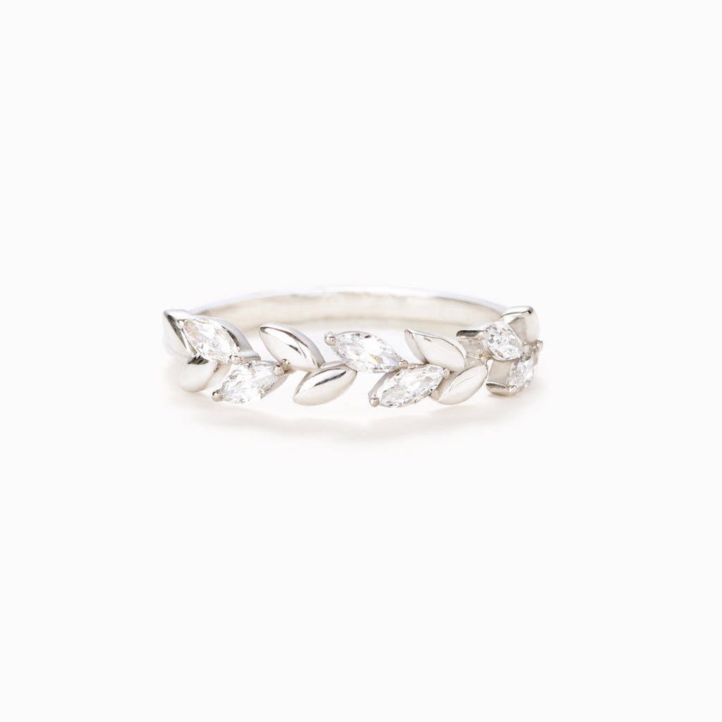 Be-Leaf In Yourself Leaf Branch Ring