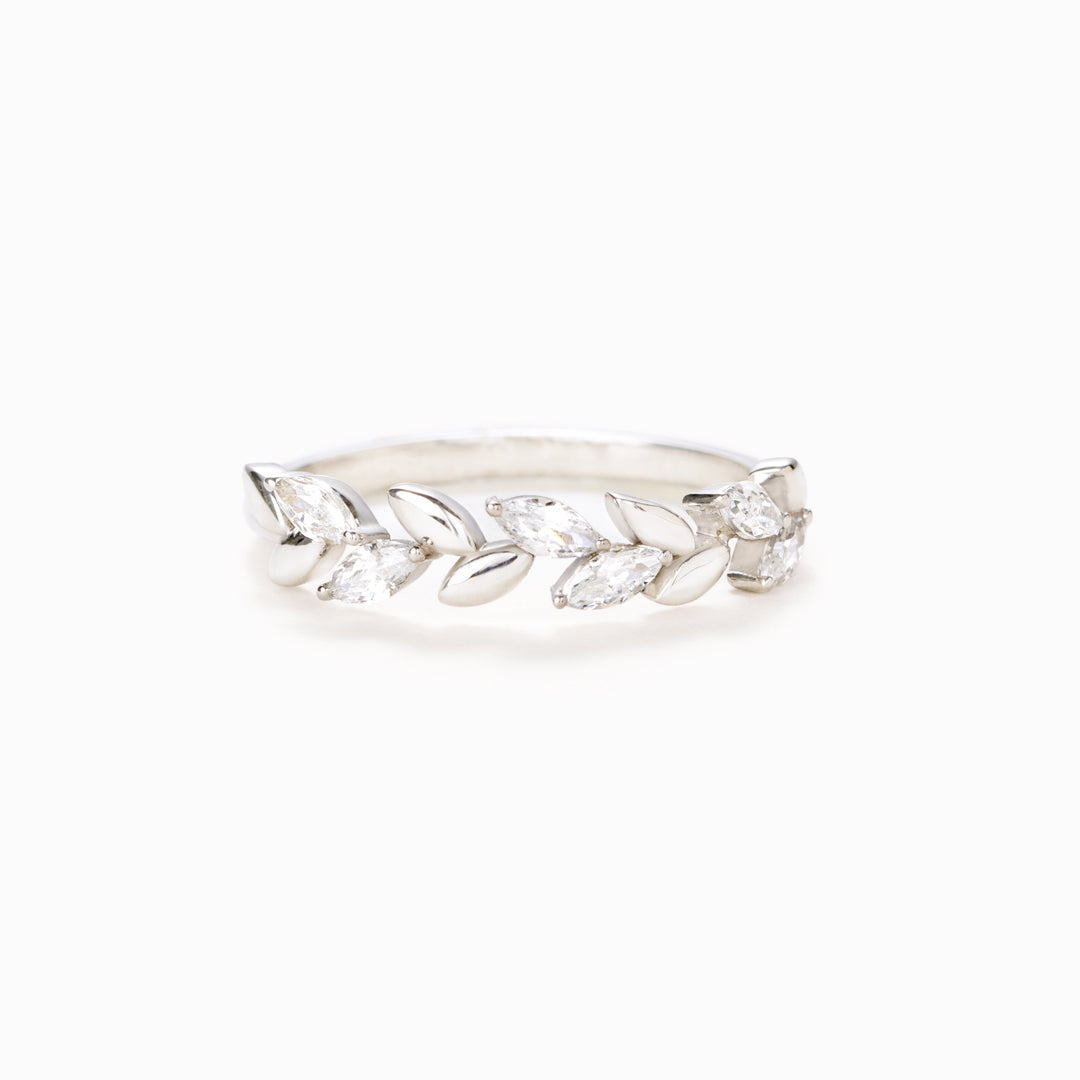Be-Leaf In Yourself Leaf Branch Ring