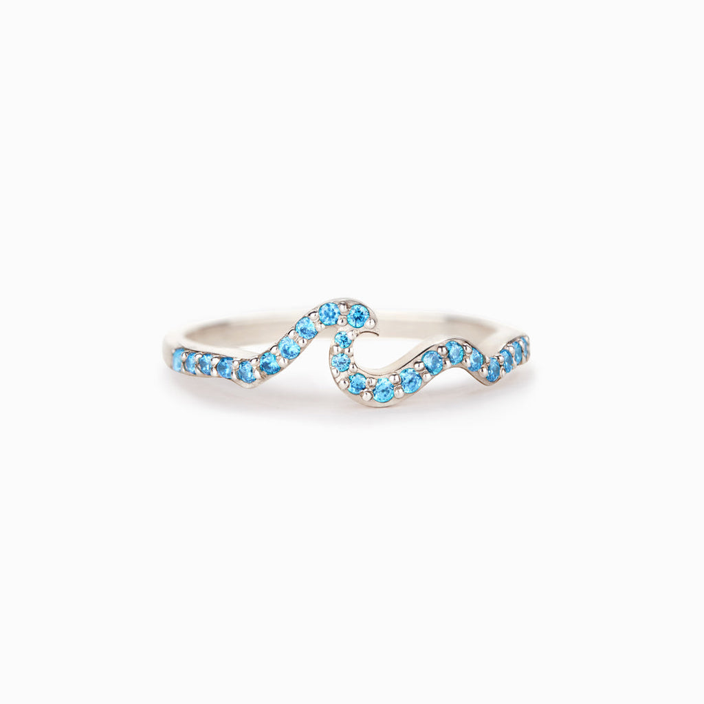 Daughter The Entire Ocean Is Yours Pavé Wave Ring