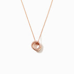 Mother Daughter Love Forever Interlocking Necklace