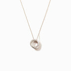 Mother Daughter Love Forever Interlocking Necklace