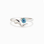 All Is Good Italian Horn Evil Eye Ring