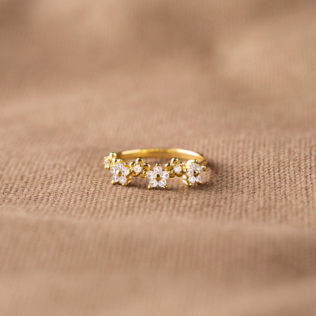 Different Flower From The Same Garden Floral Ring