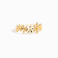 Thank You Mom Pavé Floral Ring