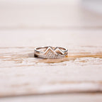 Adventure Awaits Pavé Mountain Ring