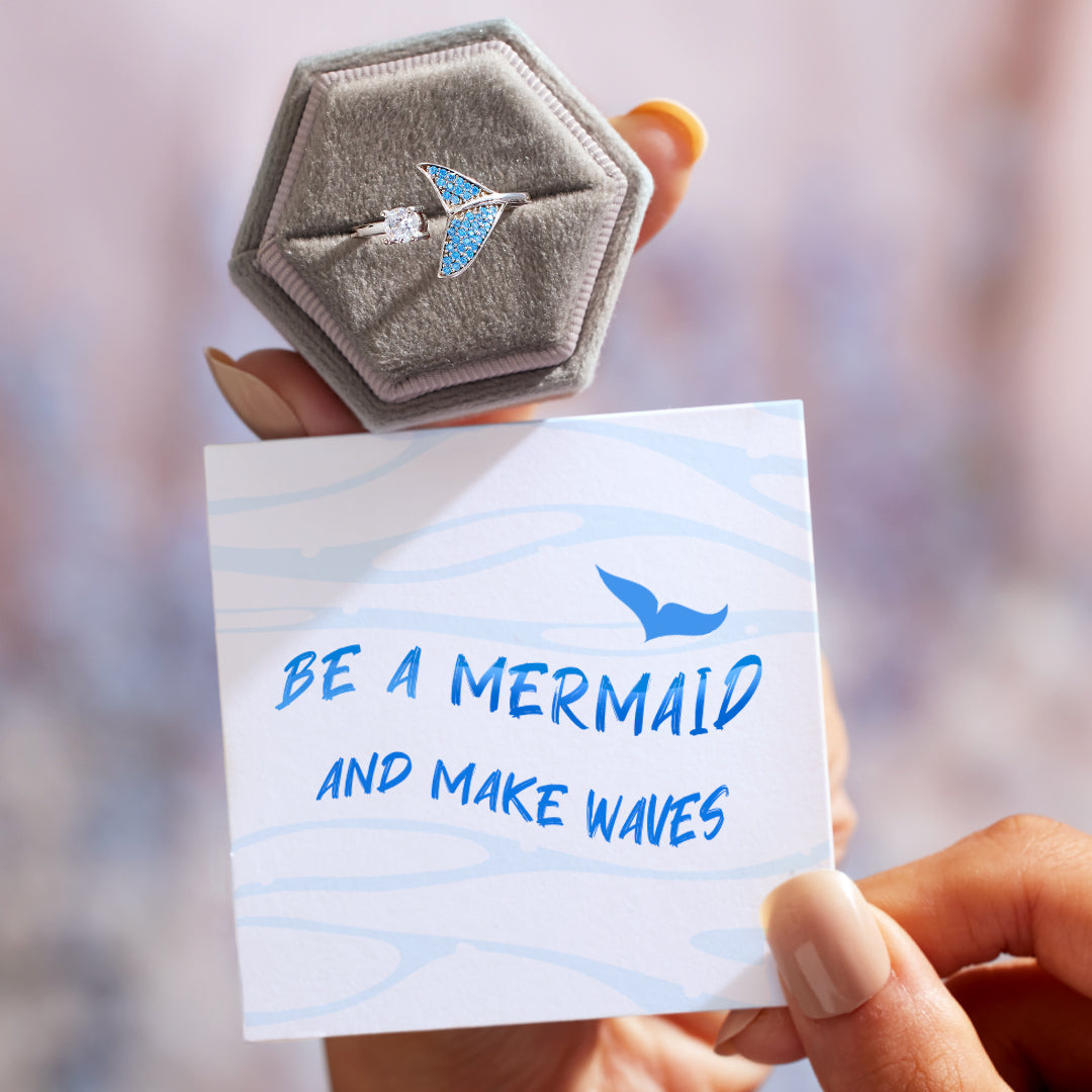 Be A Mermaid And Make Waves Fishtail Ring