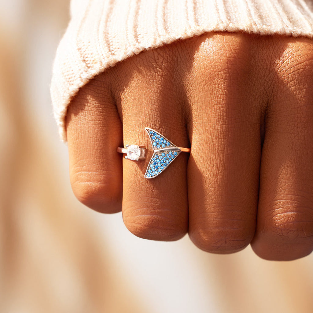Be A Mermaid And Make Waves Fishtail Ring