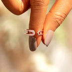 Be Safe And Happy Safety Pin Ring