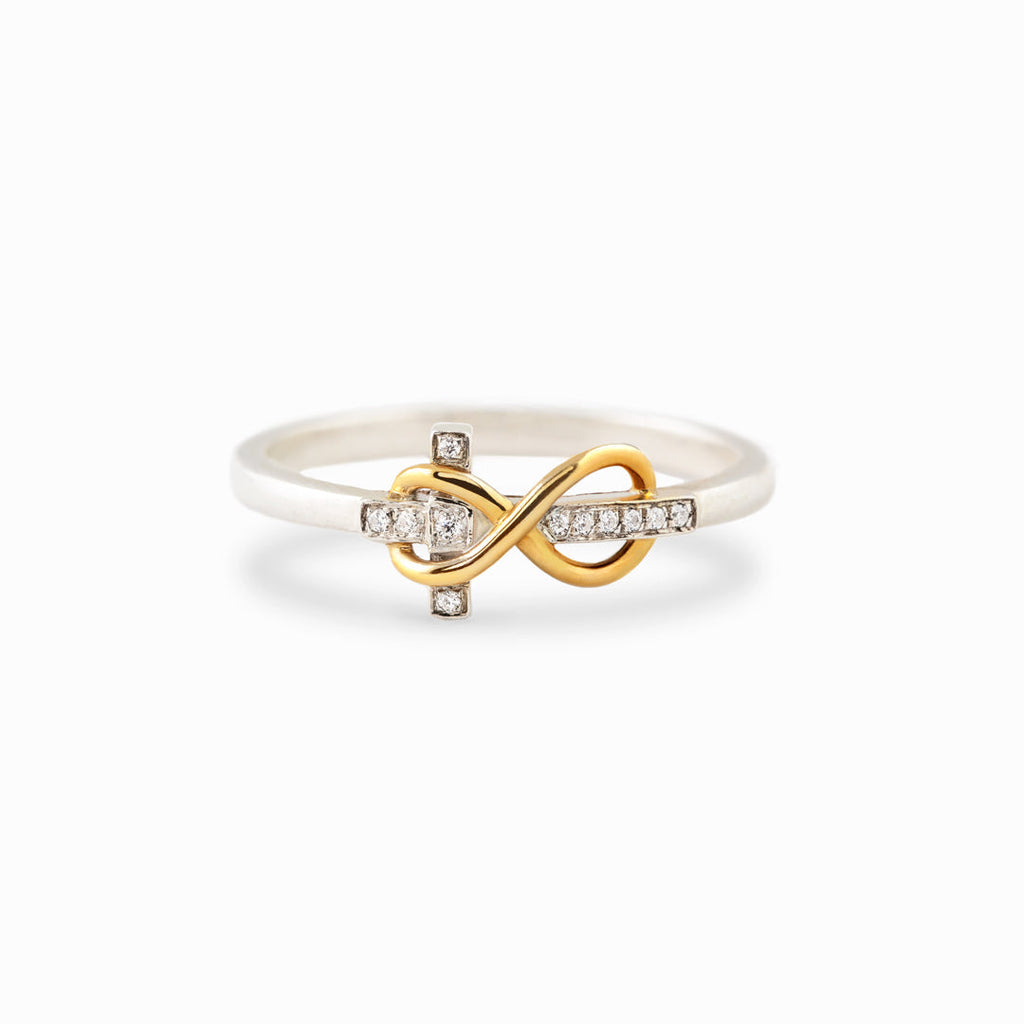 Family Together Forever Infinity Cross Band