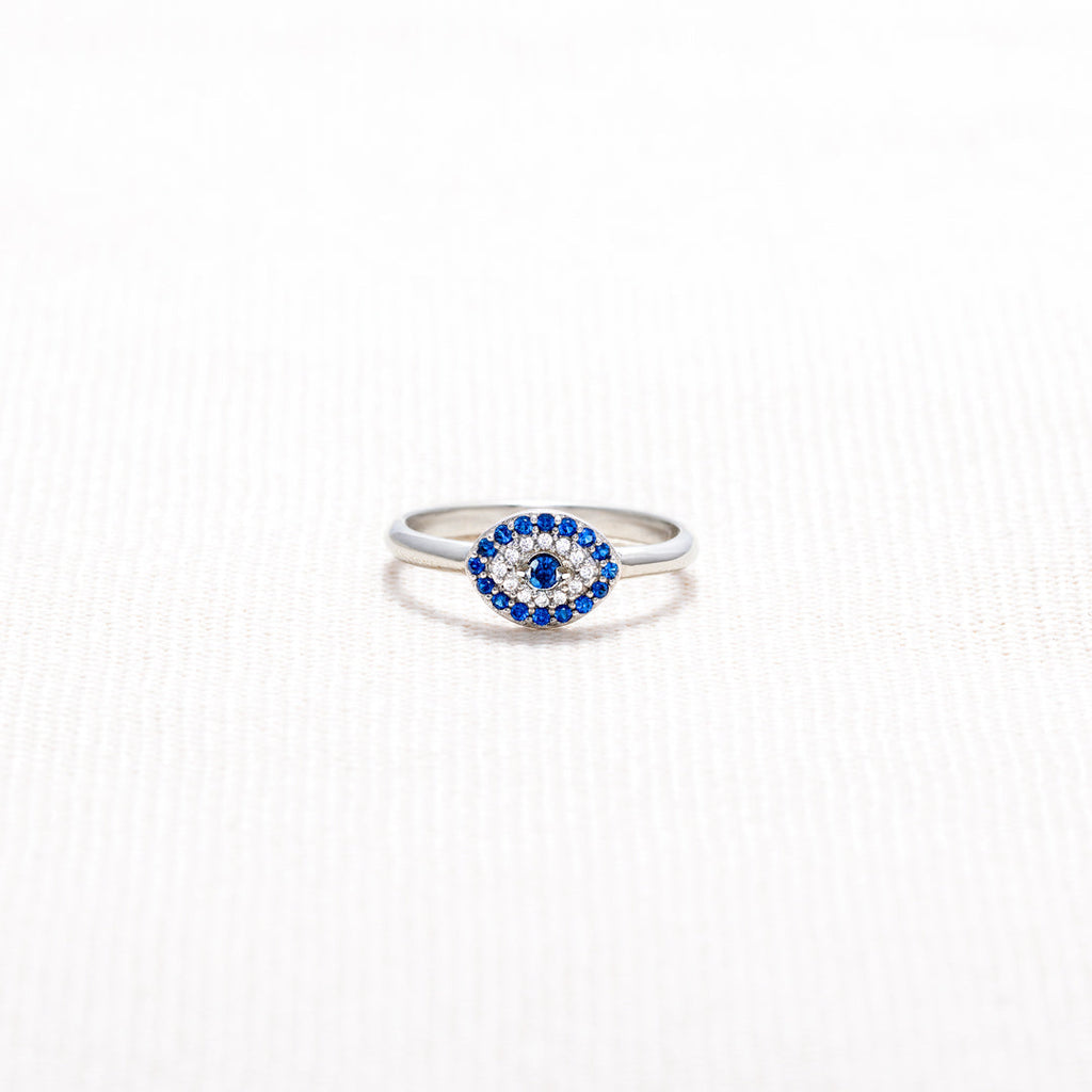 Sending You Good Vibes and Protection Evil Eye Ring