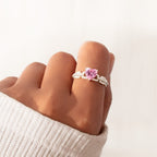 Love Keeps Us Together Bonded Heart Ring