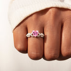 Love Keeps Us Together Bonded Heart Ring