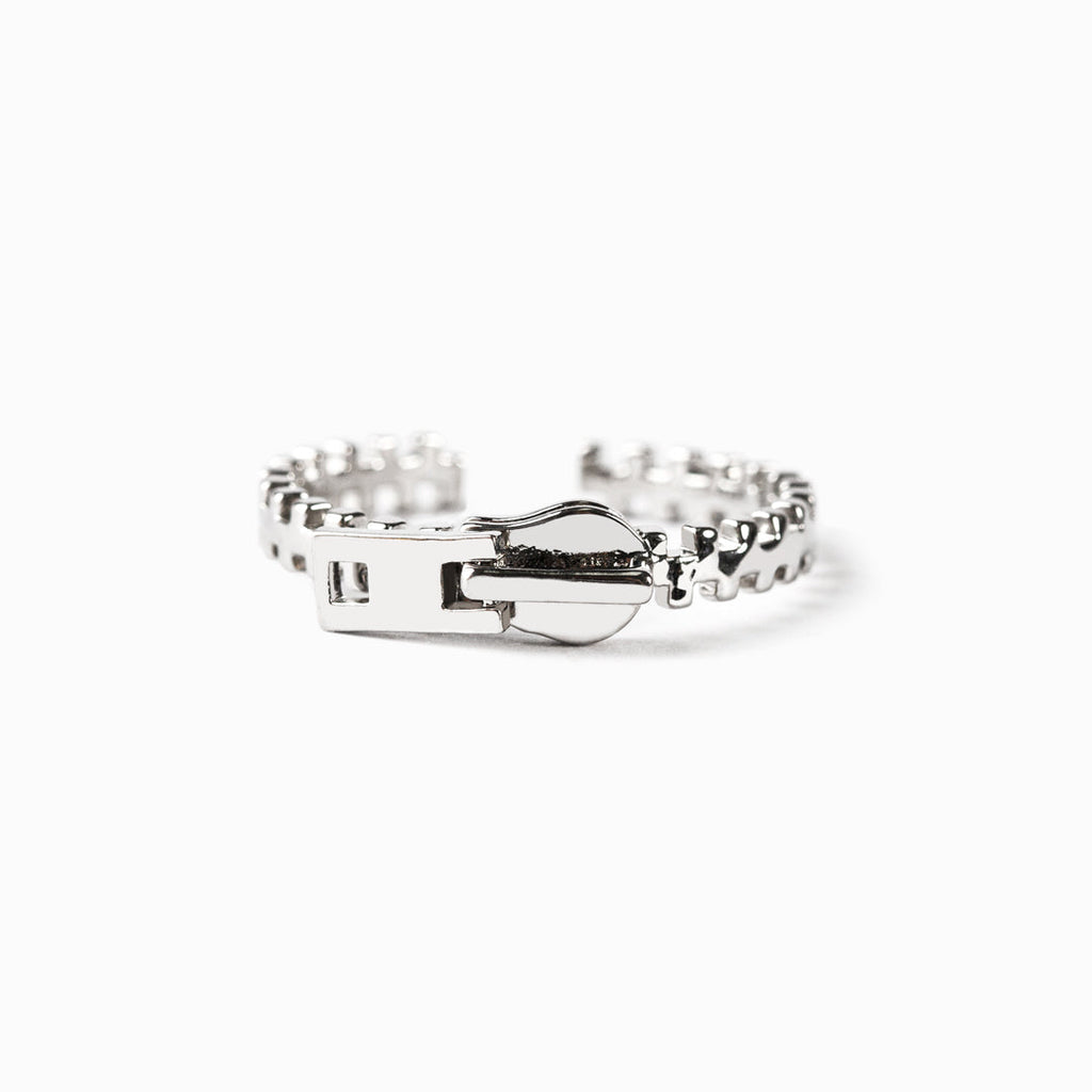 Mom Holds Us Together Zipper Ring