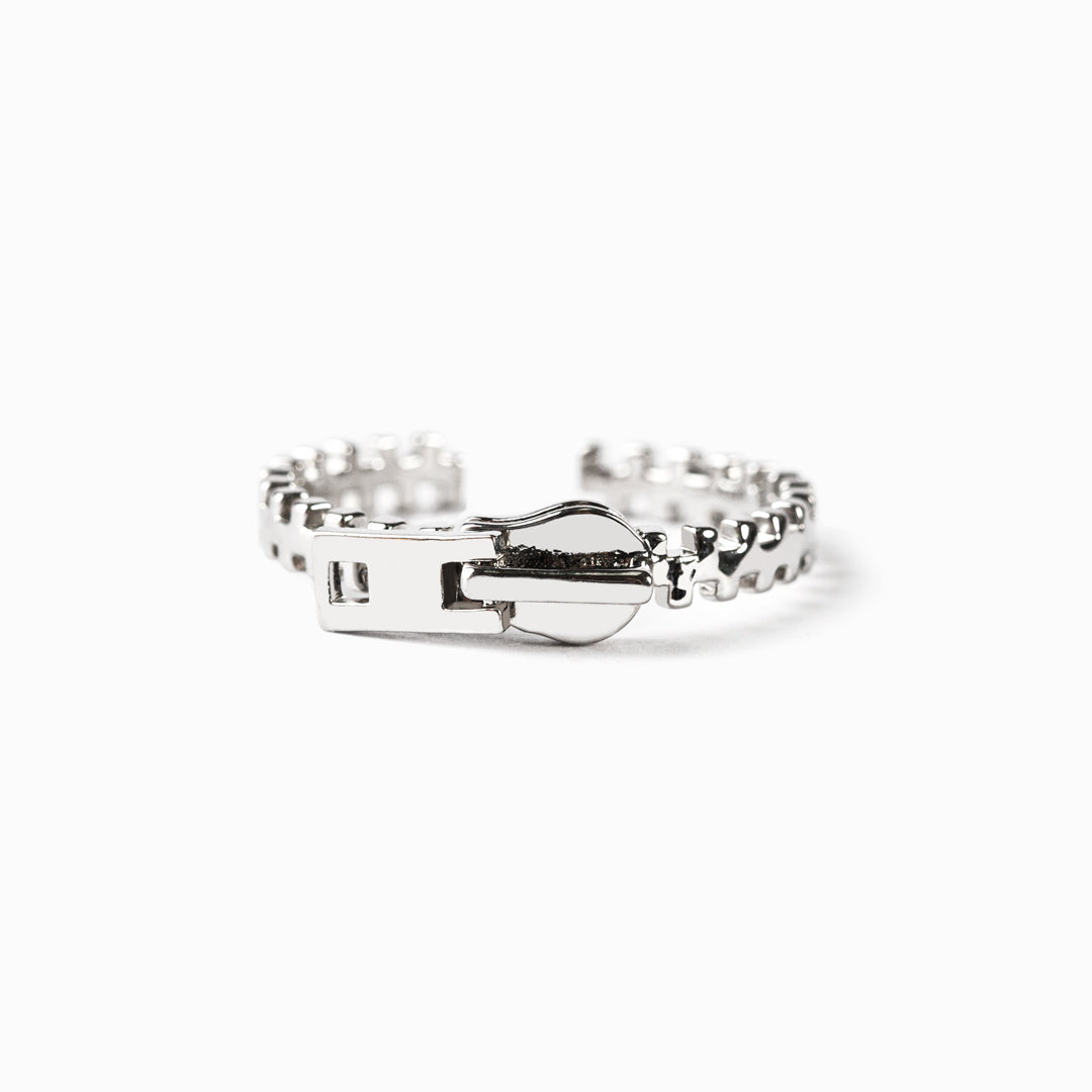 Mom Holds Us Together Zipper Ring