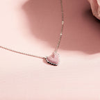 It Takes A Village Packed Pavé Heart Necklace