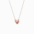 It Takes A Village Packed Pavé Heart Necklace