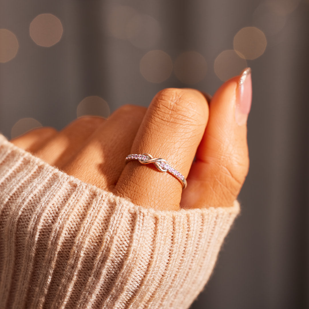 Grandmother & Granddaughter Forever Linked Together Ring
