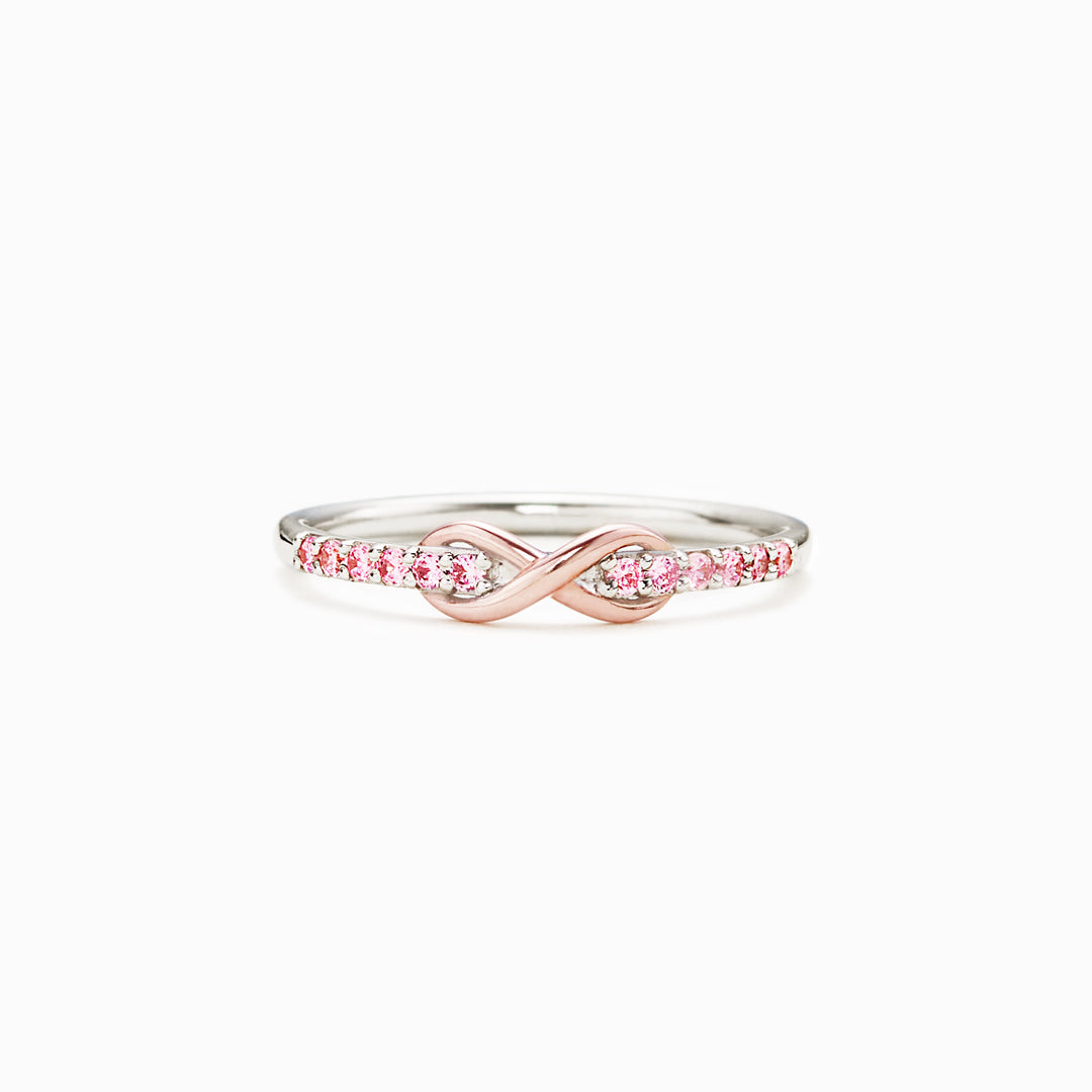 Infinity Ring for Grandmother and Granddaughter