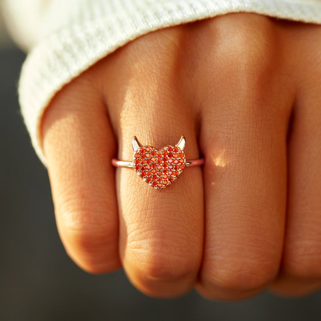 You're Badass With A Big Heart Devil Ring