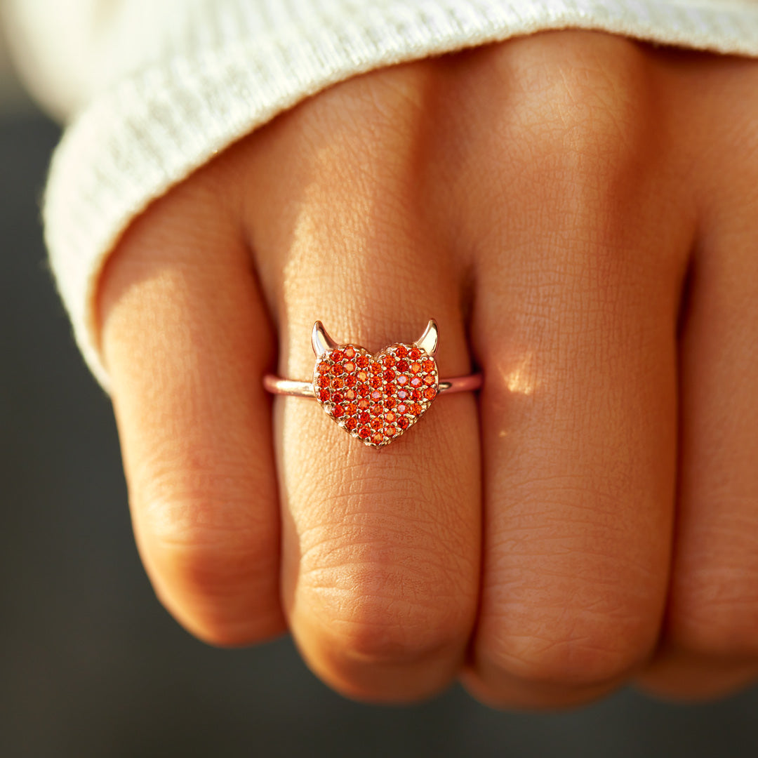 You're Badass With A Big Heart Devil Ring