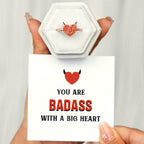 You're Badass With A Big Heart Devil Ring