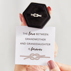 Grandmother & Granddaughter Square Knot Ring