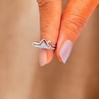 Try Again Pavé Mountain Ring