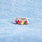 Stepping Stones Rainbow Ring Band