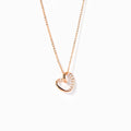My Beautiful Granddaughter Twist Pave Heart Necklace