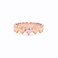 No Greater Gift Than Sisters Heart Band Ring