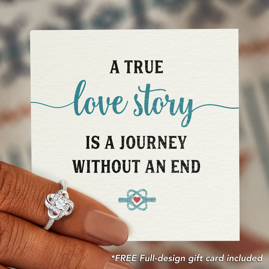 Love Story Endless Knot Ring
