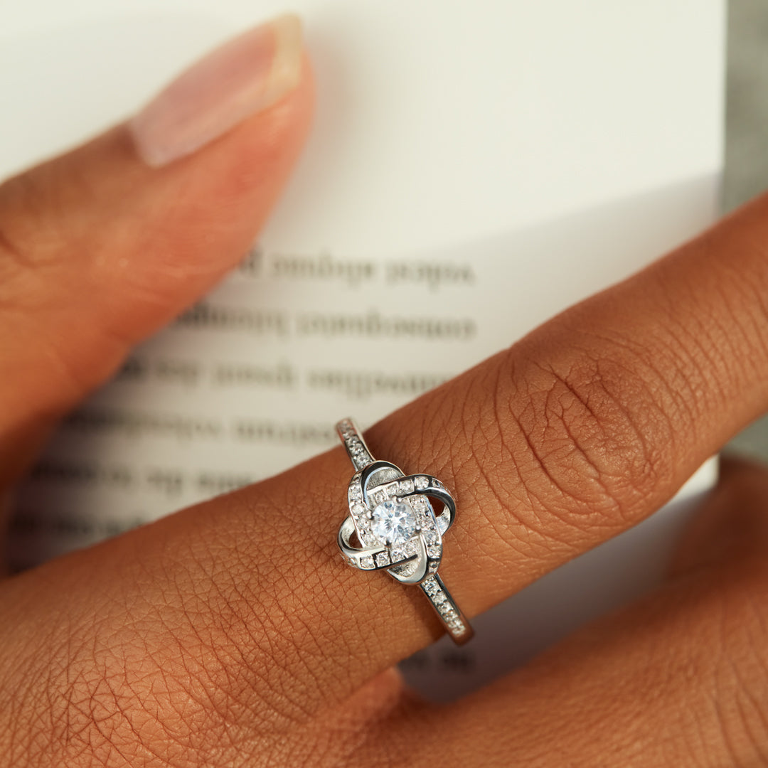 Love Story Endless Knot Ring