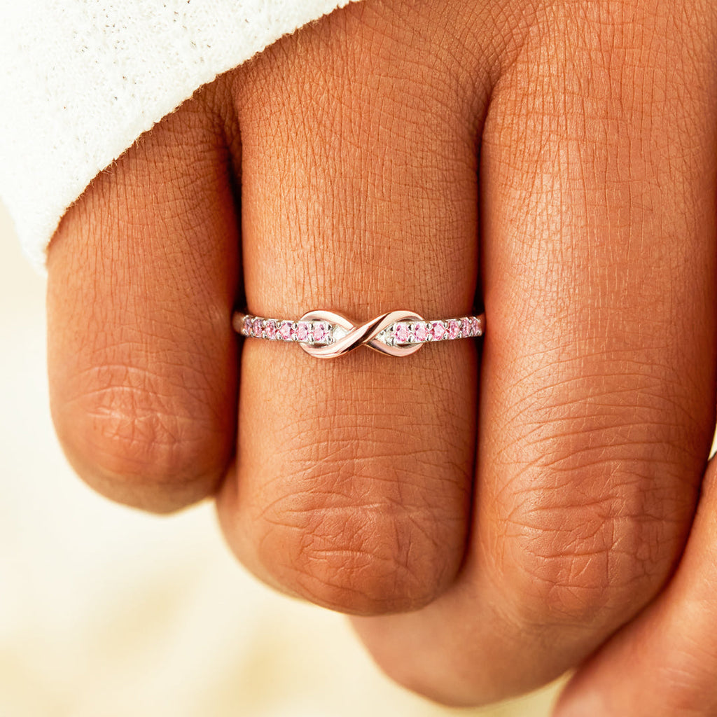 My Love for You is Infinite Infinity Band Ring