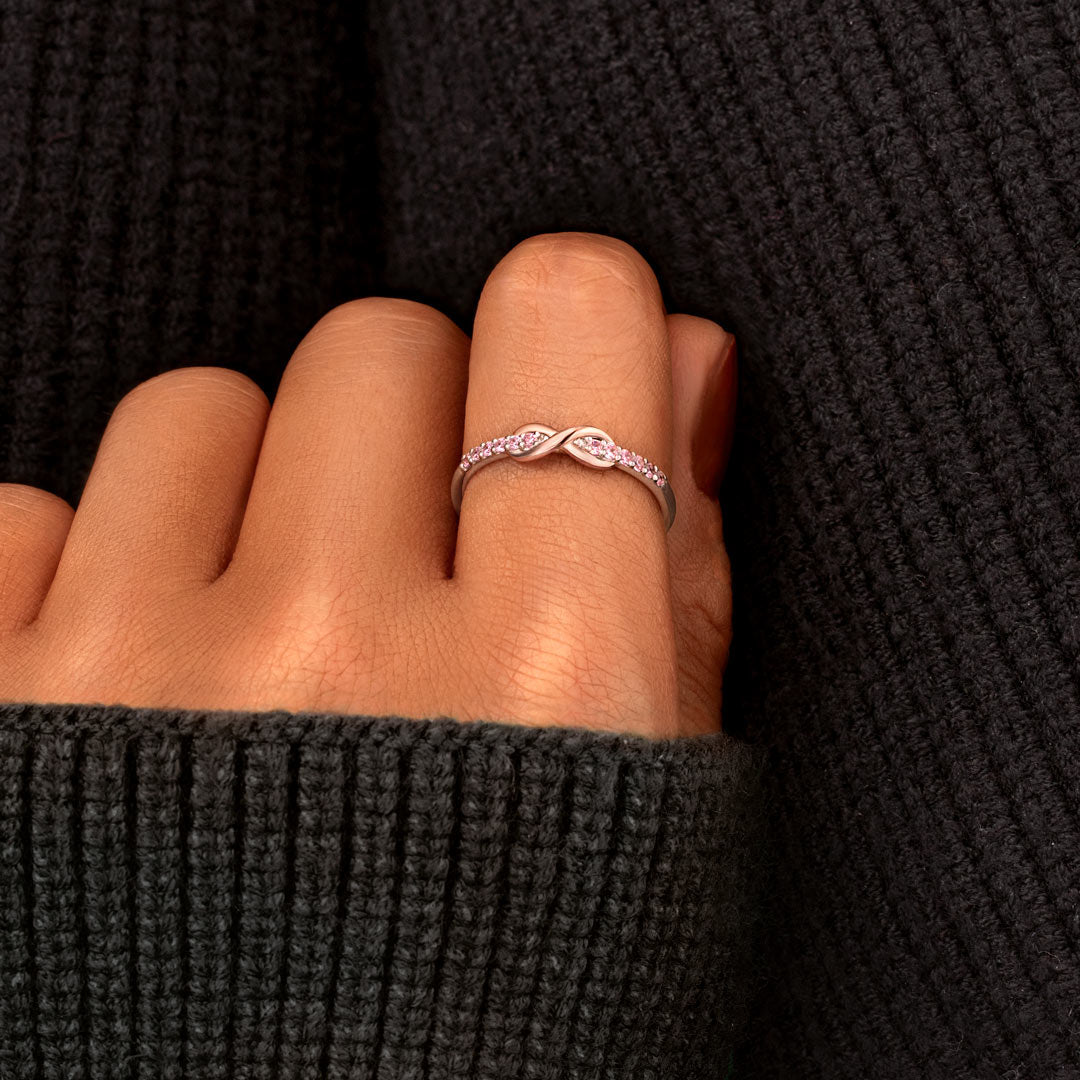 My Love for You is Infinite Infinity Band Ring