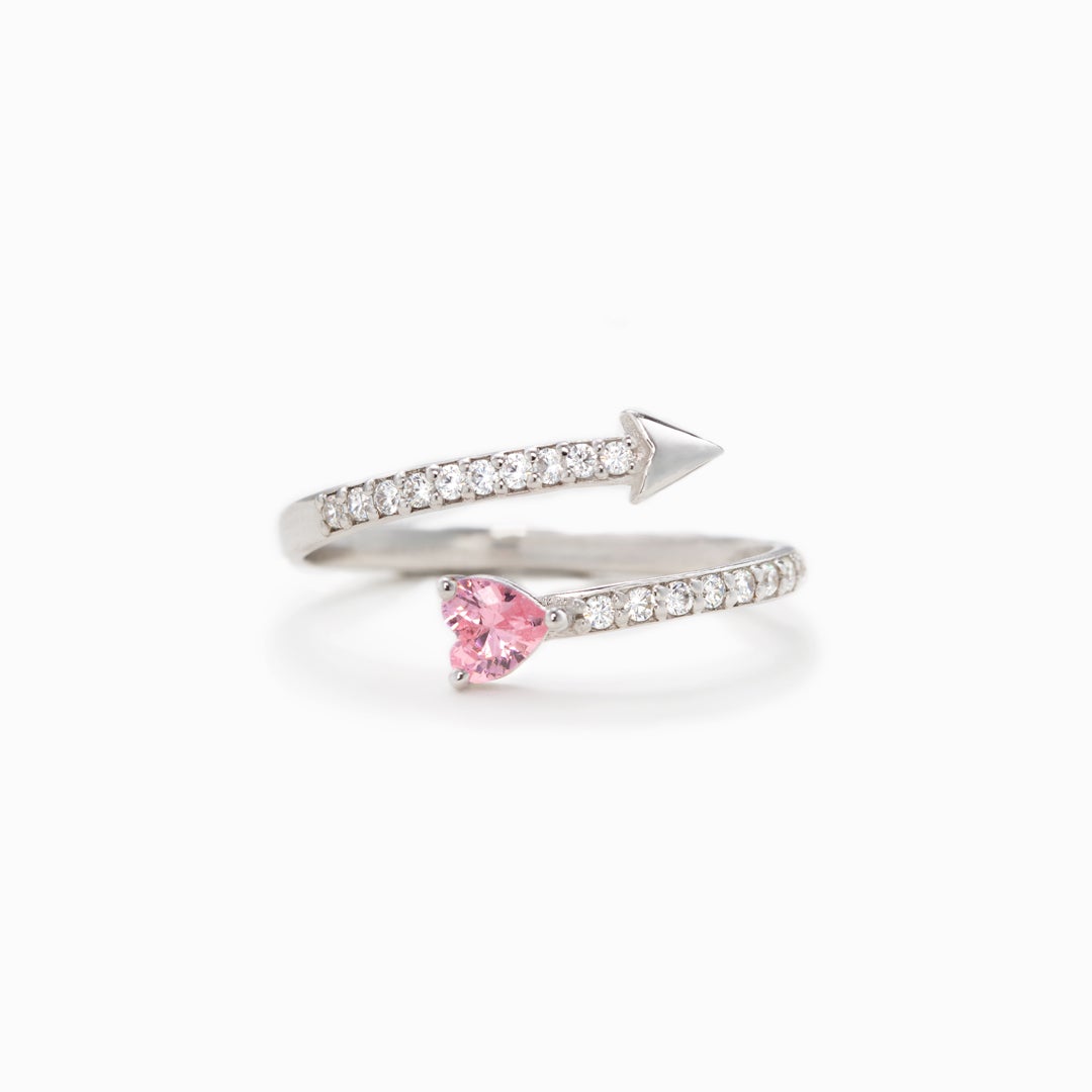 Your Heart Knows The Way Arrow & Heart Ring