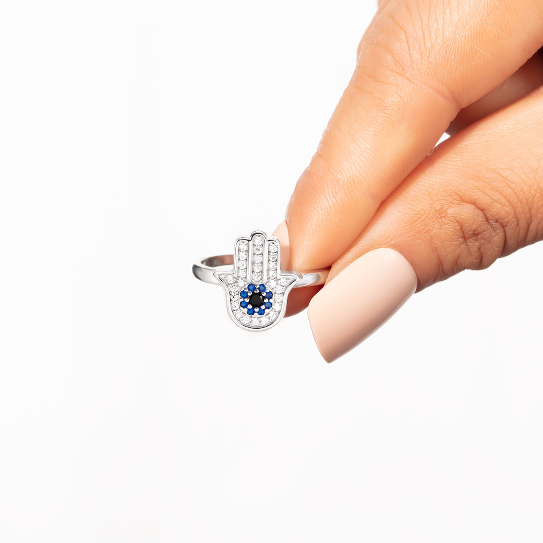 May Every Evil Eye In Your Life Go Blind Hamsa Ring