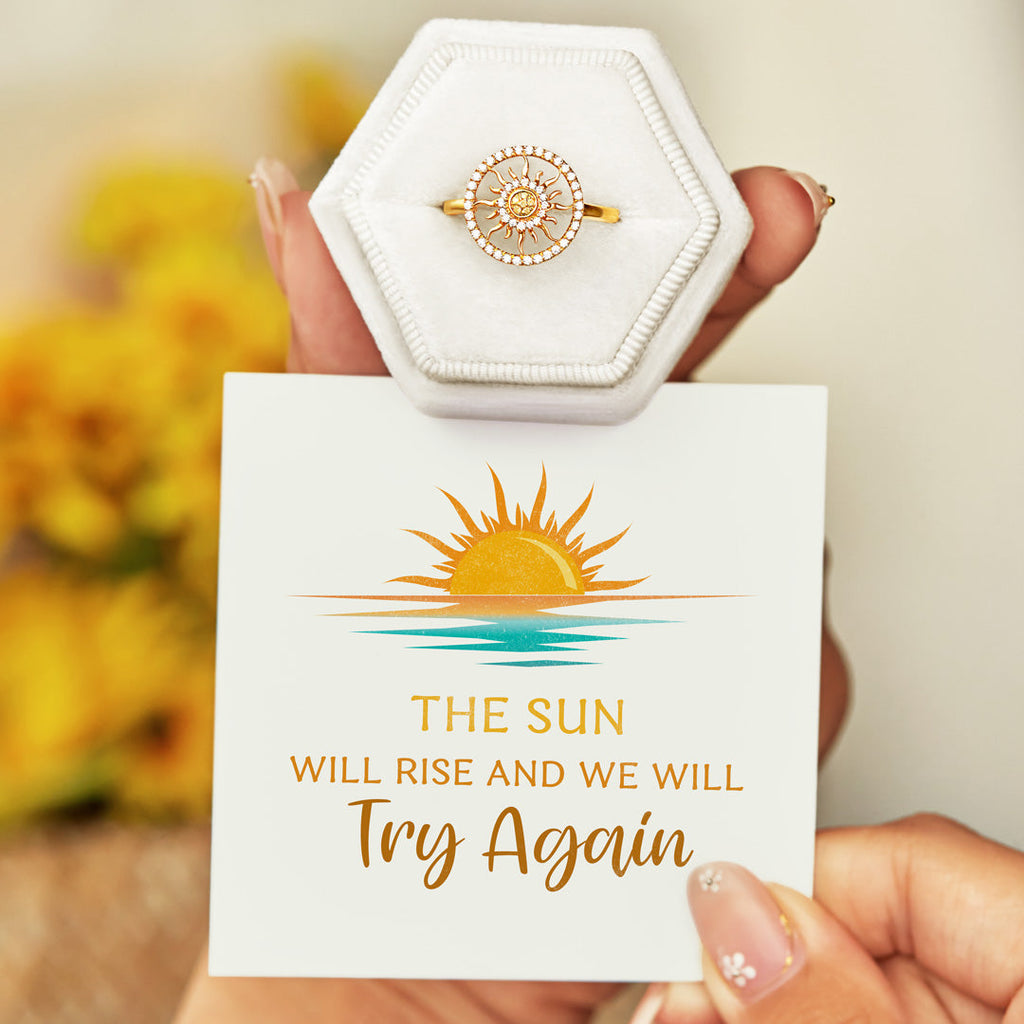 The Sun Will Rise Sunshine Ring