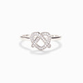 Live Every Day Like It's Pretzel Day Heart Ring