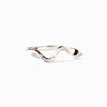 To My Wife Highs And Lows Minimalist Wave Ring