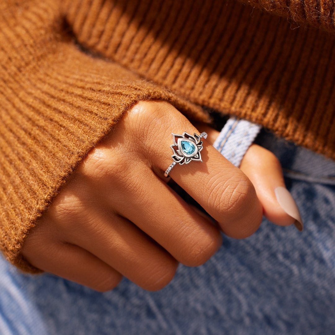 You Are My Spiritual Enlightenment Lotus Ring