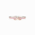 Everything Is Nothing With A Twist Infinity Band Ring