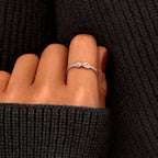 Everything Is Nothing With A Twist Infinity Band Ring