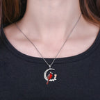 Cardinal Heart Pendant NecklaceThe Best Gifts For Your Loved Ones