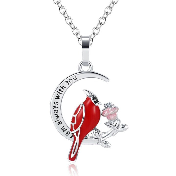 Cardinal Heart Pendant NecklaceThe Best Gifts For Your Loved Ones