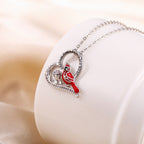 Cardinal Heart Pendant NecklaceThe Best Gifts For Your Loved Ones