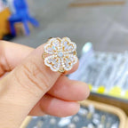 Four-Leaf Clovers Rotating Ring
