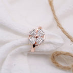 Four-Leaf Clovers Rotating Ring