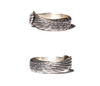 Adjustable guardian angel wings ring