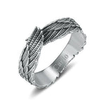 Adjustable guardian angel wings ring