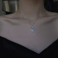 Blue Aura Dream Catcher Necklace